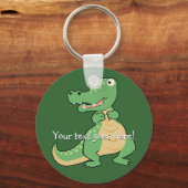 Cartoon Krokodille Sleutelhanger (Voorkant)