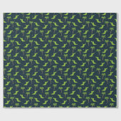 Cartoon Krokodillen: Alligator palmen patroon. Cadeaupapier (Vlak)