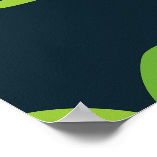 Cartoon Krokodillen: Alligator palmen patroon. Poster (Hoek)