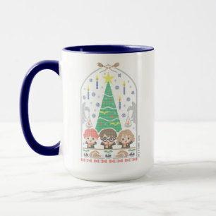 Cartoon Kruissteek HOGWARTS™ Kerstfeest Mok