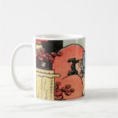 Cartoon "Kunst voor het lezen" KoffieMok (Links)