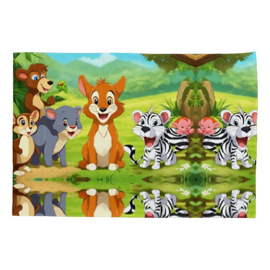 Cartoon kussen Hoesje Kussensloop (Achterkant)