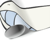 Cartoon kussen met reus cadeaupapier (Rol Hoek)