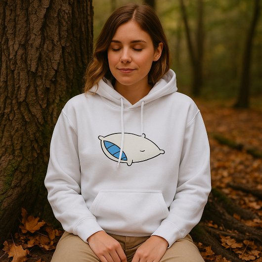 Cartoon kussen met reus hoodie