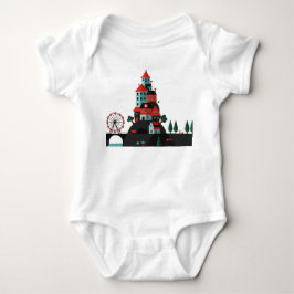 Cartoon kuststad romper