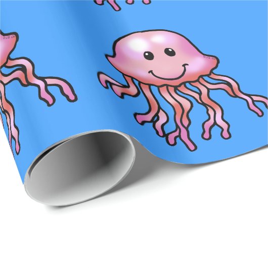 Cartoon kwallen cadeaupapier (Rol Hoek)