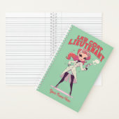 Cartoon Lab Assistant Notitieboek (Binnen)
