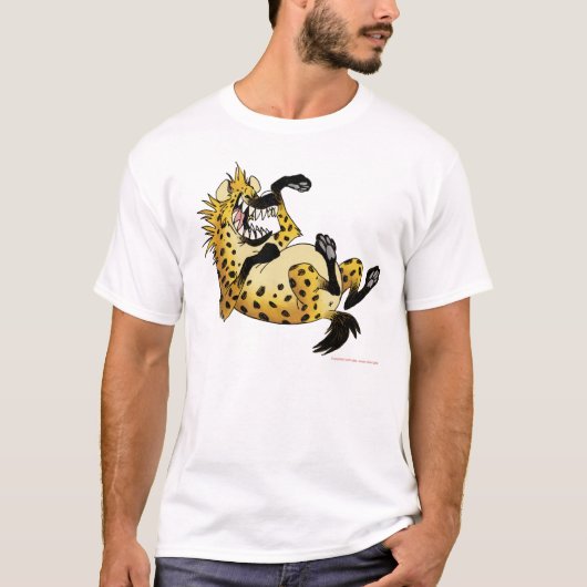 Cartoon lachen hyena T-shirt (Voorkant)