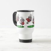 Cartoon Ladybug Animal Travel Mug Reisbeker (Voorkant links)