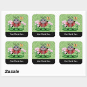 Cartoon Ladybug insect leuke sticker (Vel)