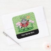 Cartoon Ladybug insect leuke sticker (Envelop)