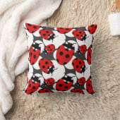 Cartoon Ladybug Pattern Kussen (Deken)