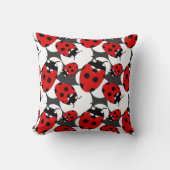 Cartoon Ladybug Pattern Kussen (Voorkant)