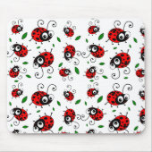 Cartoon ladybugs-patroon muismat (Voorkant)