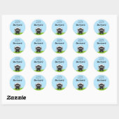 Cartoon Lam Dit Boek Is Van Ronde Sticker (Vel)