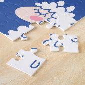 Cartoon lama alpaca, motief legpuzzel (Zijkant)