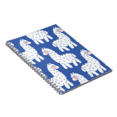 Cartoon lama alpaca,  motief notitieboek (Rechterzijde)