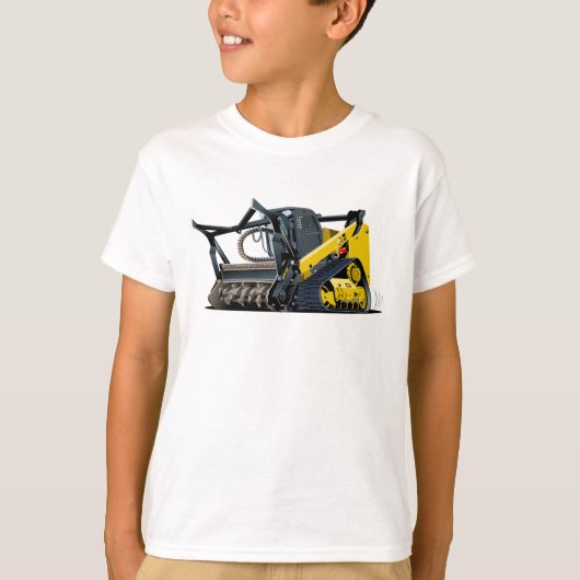 Cartoon Land Clearing Mulcher T-shirt (Voorkant)