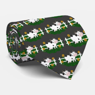 Cartoon Landenkool Patterned Necktie Stropdas
