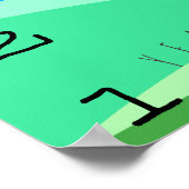 Cartoon Landschap Ox Chinees nieuwjaar 2021 HorP Poster (Hoek)