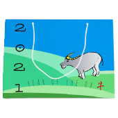 Cartoon Landschap Ox Chinees nieuwjaar Zodiac LGB Groot Cadeauzakje (Voorkant)
