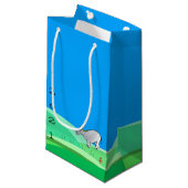 Cartoon Landschap Ox Chinees nieuwjaar Zodiac SGB Klein Cadeauzakje (Voorkant Gekanteld)