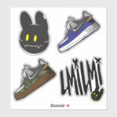 Cartoon Laptop_1Sticker Sticker (Vel)