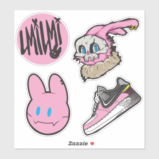 Cartoon Laptop_2Sticker Sticker (Vel)