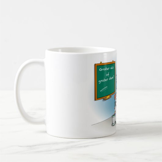 Cartoon; later als ik groot ben koffiemok (Links)