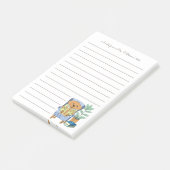 Cartoon Leesbare Hond Bibliothecaris Post-It Notit Post-it® Notes (Schuin)