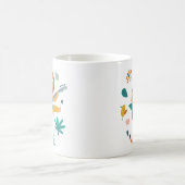 Cartoon Leeuw & gitaar Koffiemok (Center)