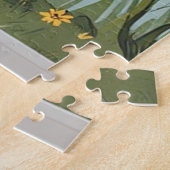 Cartoon Leeuw kinderkamer muurdecor Legpuzzel (Zijkant)