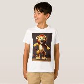 Cartoon leeuw t-shirt (Voorkant volledig)
