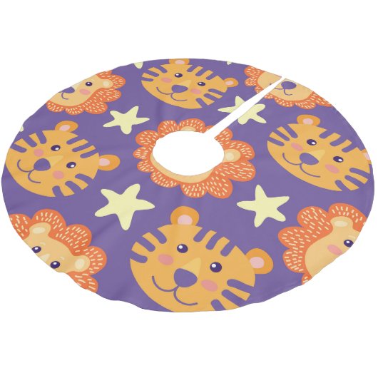 Cartoon Leeuwen & Tijgers:  Kerstboom Rok (Gekanteld)