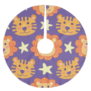 Cartoon Leeuwen & Tijgers:  Kerstboom Rok