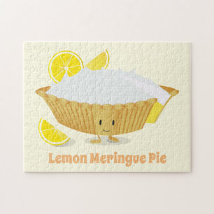 Cartoon Lemon Meringue Pie Character Legpuzzel
