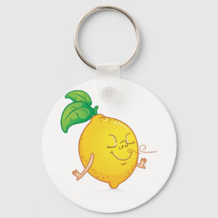 Cartoon Lemon Sleutelhanger