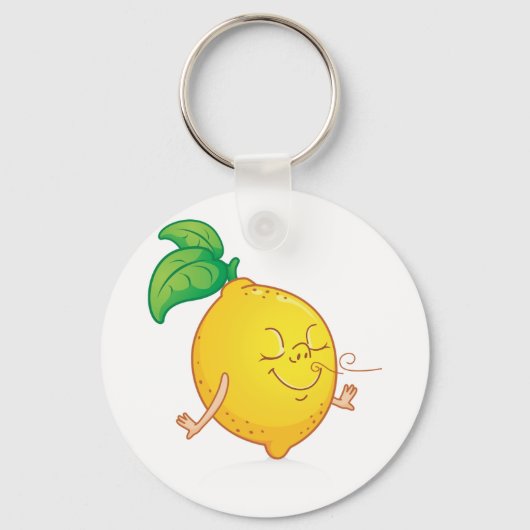 Cartoon Lemon Sleutelhanger (Voorkant)