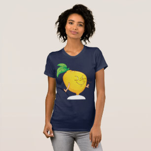 Cartoon Lemon Womens T-Shirt