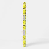 Cartoon Lemons Pattern Yellow iPhone Hoesje (Rechterkant)