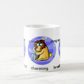  Cartoon Leo Lion vertrekt dierentuin Koffiemok (Center)