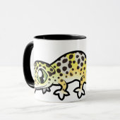 Cartoon Leopard Gecko Mok (Voorkant links)