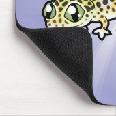 Cartoon Leopard Gecko Muismat (Hoek)