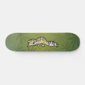 Cartoon Leopard Gecko Persoonlijk Skateboard (Horizontaal)