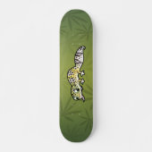 Cartoon Leopard Gecko Persoonlijk Skateboard (Voorkant)