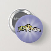 Cartoon Leopard Gecko Ronde Button 5,7 Cm (Voorkant /achterkant)