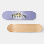 Cartoon Leopard Gecko Skateboard (Horizontaal)