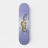 Cartoon Leopard Gecko Skateboard (Voorkant)