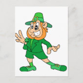 Cartoon Leprechaun Briefkaart (Voorkant)