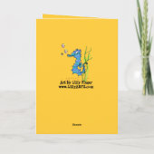 Cartoon Leuke Seahorse Kaart (Achterkant)